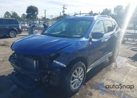 2017 Nissan Rogue Sv из США, поврежденный, VIN 5N1AT2MV1HC825841